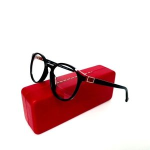 New CAROLINA HERRERA Frames Black Acetate Eyeglasses VHE875K 700K 50-18-140